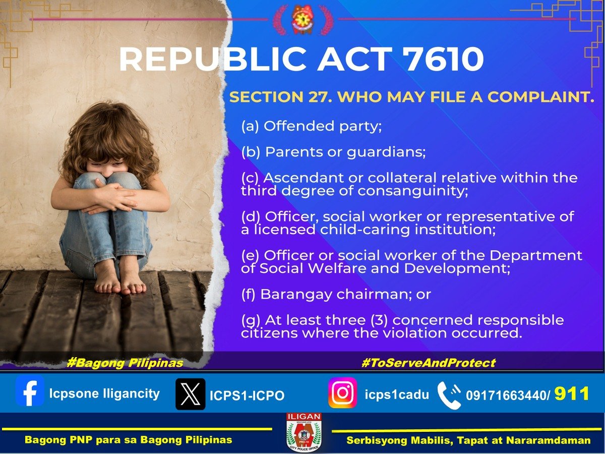 PS1_ICPO's tweet photo. REPUBLIC ACT 7610
#WEcanbeEquALL https://t.co/H1E2FlIQeE