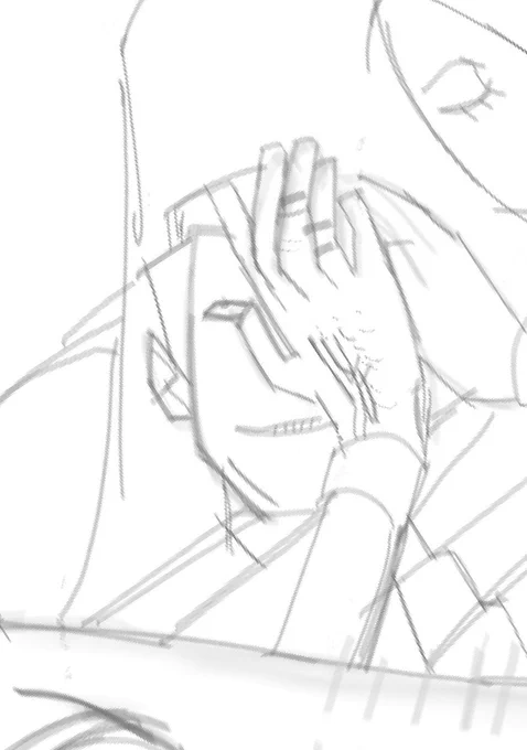 Instagram dms are being weird rn and it's annoying me anyways rough sketch while waiting to send a comm update, methinks I will render this one when I get the chance #mikothedevilwoman