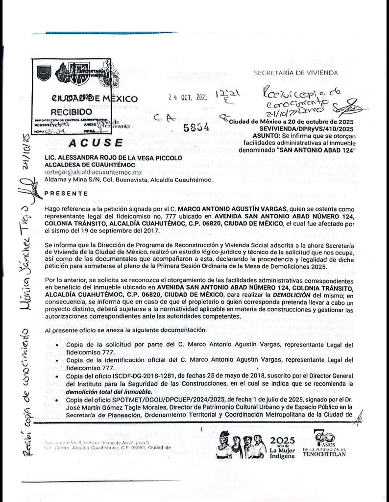 Secretaría de Vivienda de la Ciudad de México tweet media