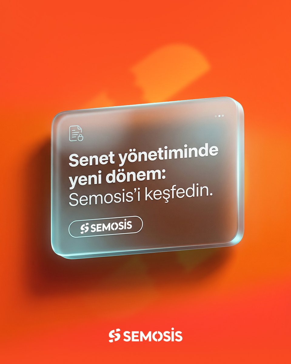 semosis's tweet photo. Senet Takibini Excel’den Çıkarın.

Dağınık tablolar, gözden kaçan vadeler ve manuel giriş hataları iş süreçlerinizi yavaşlatmasın. Semosis ile tüm senetlerinizi tek panel üzerinden kolayca görüntüleyin, vade tarihlerini anlık takip edin ve ödeme durumlarını zahmetsizce yönetin. https://t.co/C03OEc7lgj