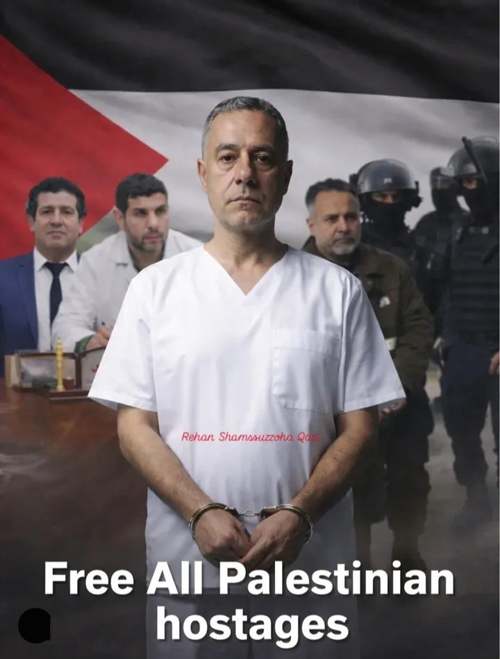 Dr. Ebu Safiya bir buçuk yıldır suçsuz yere alıkonuluyor ve ne halde kimse bilmiyor.

Hiçbir güç onu kətil isrəilin elinden alamıyor.

YAZIKLAR OLSUN !!

#FreeDrHussamAbuSafiya