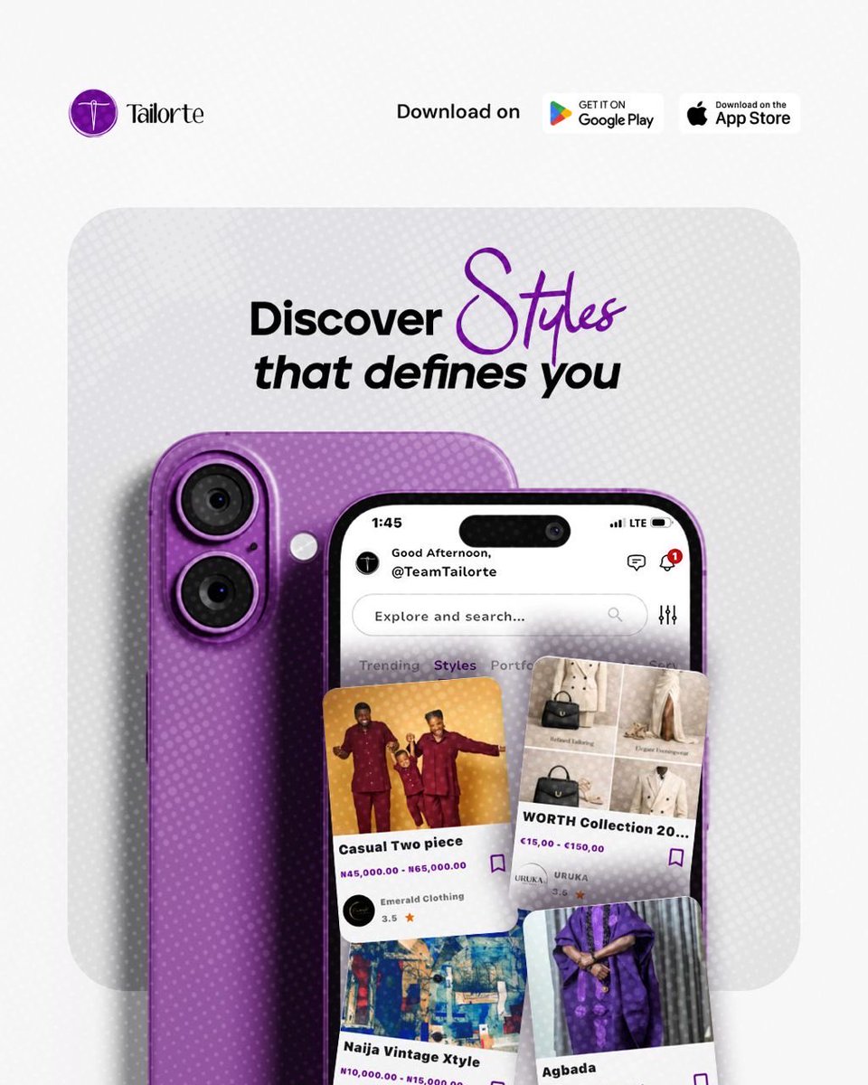 Tailorte App tweet media