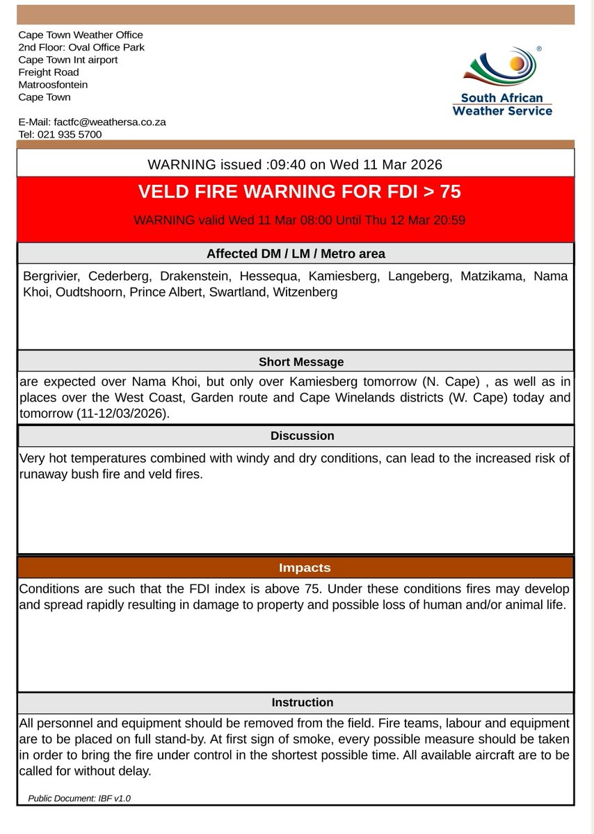 Garden Route District Emergency Communications tweet media
