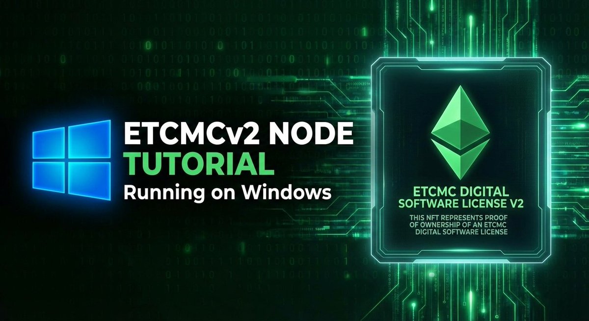 ETCMCv2's tweet photo. How To Updated
https://t.co/5r6wn6FFTy

#EthereumClassic #etc #geth #howto #status #Crypto #mining #web3 #eth #new https://t.co/bwbmEu297M