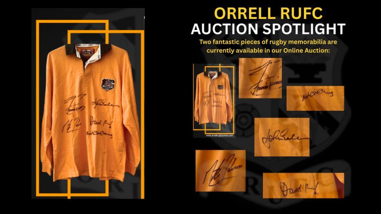Orrell Rugby Logo Orrell RUFC | Auction Spot Light. Some pieces of rugby history are ...