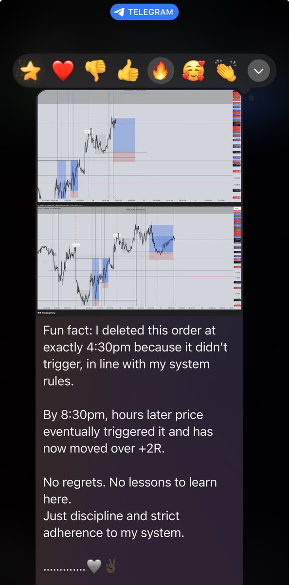 DrMindEye's tweet photo. This happened yesterday, made a post about it this morning and just 15mins later I got a sell trade that gave me +10R this morning 

Check here for entries: https://t.co/z44oFkno1s

5 trades this week, all TPs just like every other week. I am personally closing the week here ✌🏿🩶 https://t.co/ssaTnMTqE9