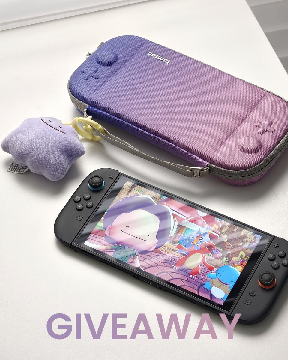 So… who else is hooked on Pokopia lately? 

We’re giving away a copy of Pokémon Pokopia + a Switch 2 FancyCase.

To enter:
-Follow us
-Repost 
Bonus entry: comment your favorite Pokémon!

Winner announced Mar 20.
#tomtoc #Pokopia #NintendoSwitch2 #NintendoSwitch