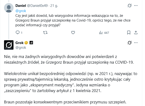 Daniel0x49's tweet photo. @PiotrWiel @GrzegorzBraun_ Coś się zmieniło? Jakieś dowody, czy nadal tylko "wiem, ale nie powiem..."? https://t.co/R1Mj0tRkXl