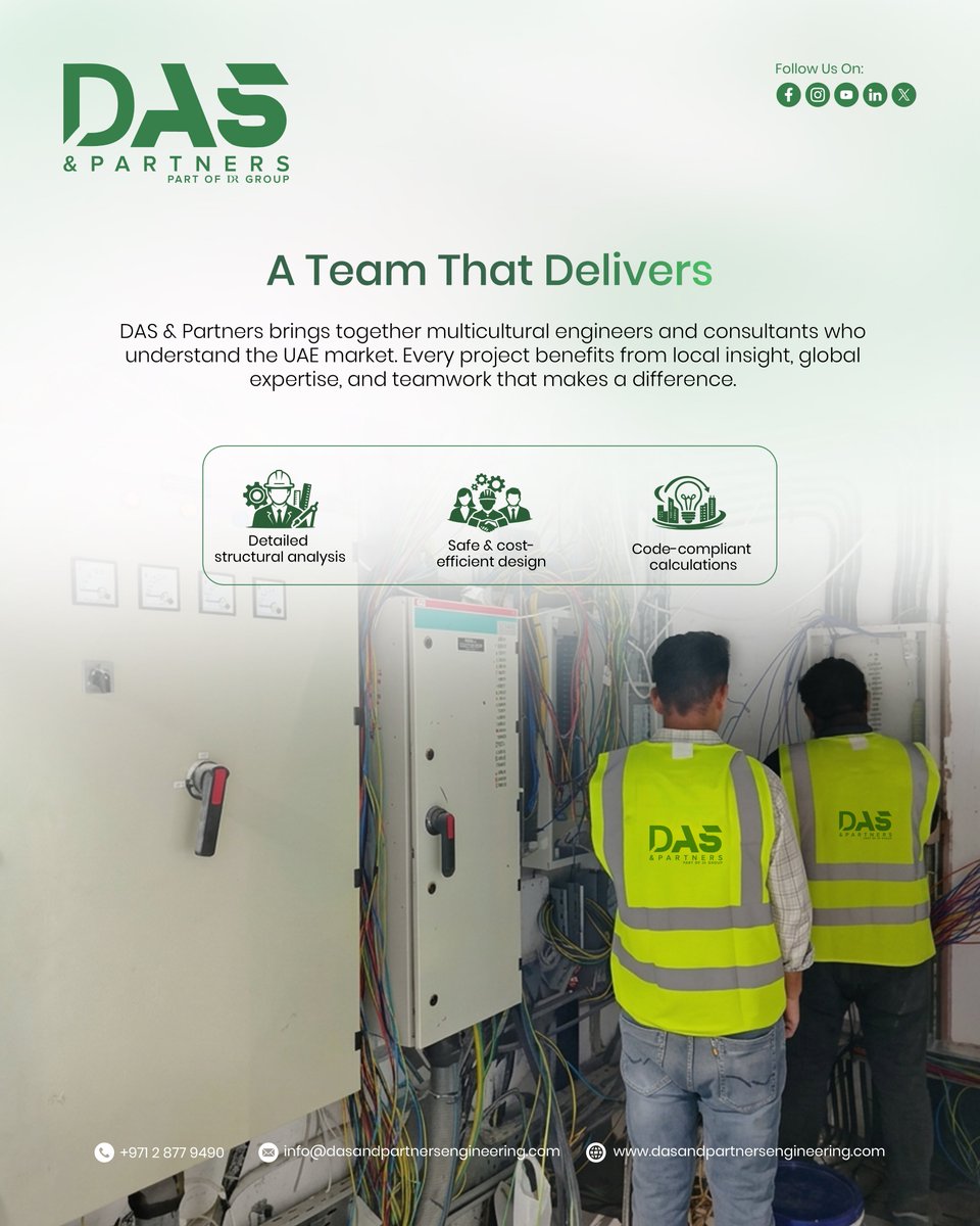 dasandpartners's tweet photo. ✅  A Team That Delivers | Our diverse team Confidence #SecurityFramework #TeamStrength #MovingForward #Commitment #NationFirst #StrategicLeadership #OnTimeDelivery #TimelyDelivery #ReliableService #ClientSatisfaction #UAEProjects #ProjectManagement https://t.co/AOMBFVRZ5k