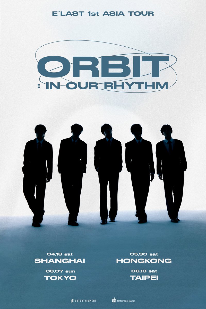 CentralElastBR's tweet photo. 🌌 | #ELAST anuncia sua 1ª turnê pela Ásia!
E'LAST 1st Asia Tour - ORBIT: In Our Rhythm, com shows em quatro cidades.
📍 Datas confirmadas:
• 18.04 Shanghai
• 30.05 — Hong Kong
• 07.06 — Tokyo
• 13.06 — Taipei
#ELAST #엘라스트 #InOurRhythm #ELASTTOUR #ORBIT_InOurRhythm https://t.co/pZD7P5THQh