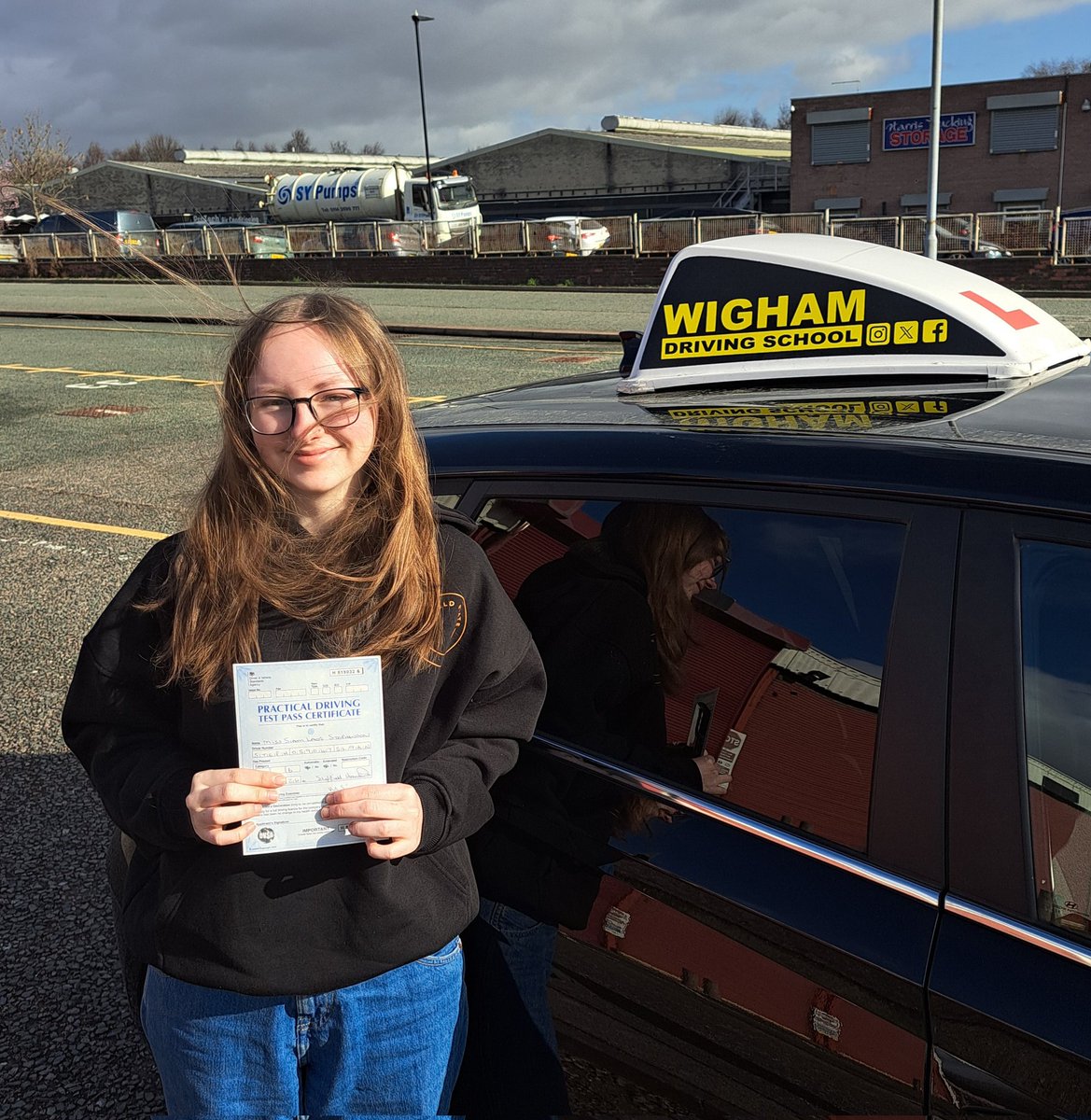 wighamds's tweet photo. Congratulations to Siam Stephenson. Passed today with 4 minor faults. Well done https://t.co/s9TlmSRnGf