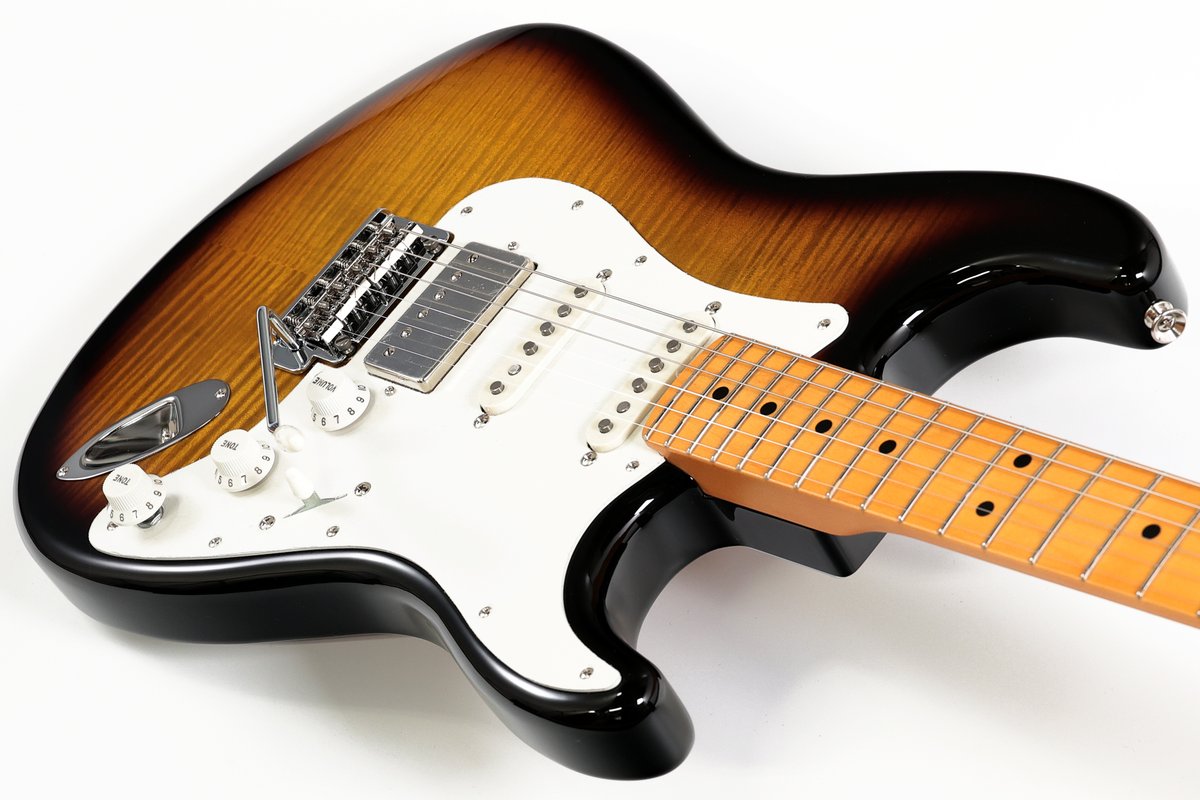 ishibashimusic's tweet image. 【イシバシ限定モデル入荷速報📢】
『#Fender (#フェンダー) / Made In Japan ISHIBASHI FSR Hybrid II #Stratocaster HSS Flame Maple Top 2-Color Sunburst』

続々入荷中のISHIBASHI FSR 2026 限定モデルですが、、本日さらに１モデル緊急入荷‼