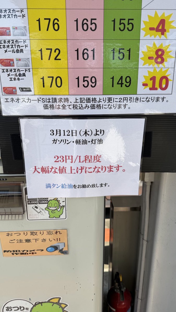 mges335's tweet photo. とりあえず満タンにしましたー
15Lしか入らんかったけど https://t.co/R7HfdO1Q7k