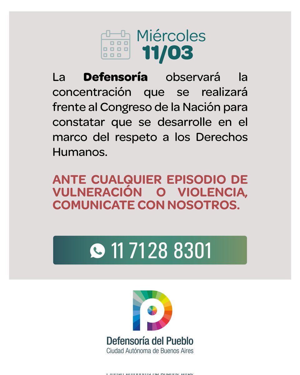 Defensoría del Pueblo CABA tweet media