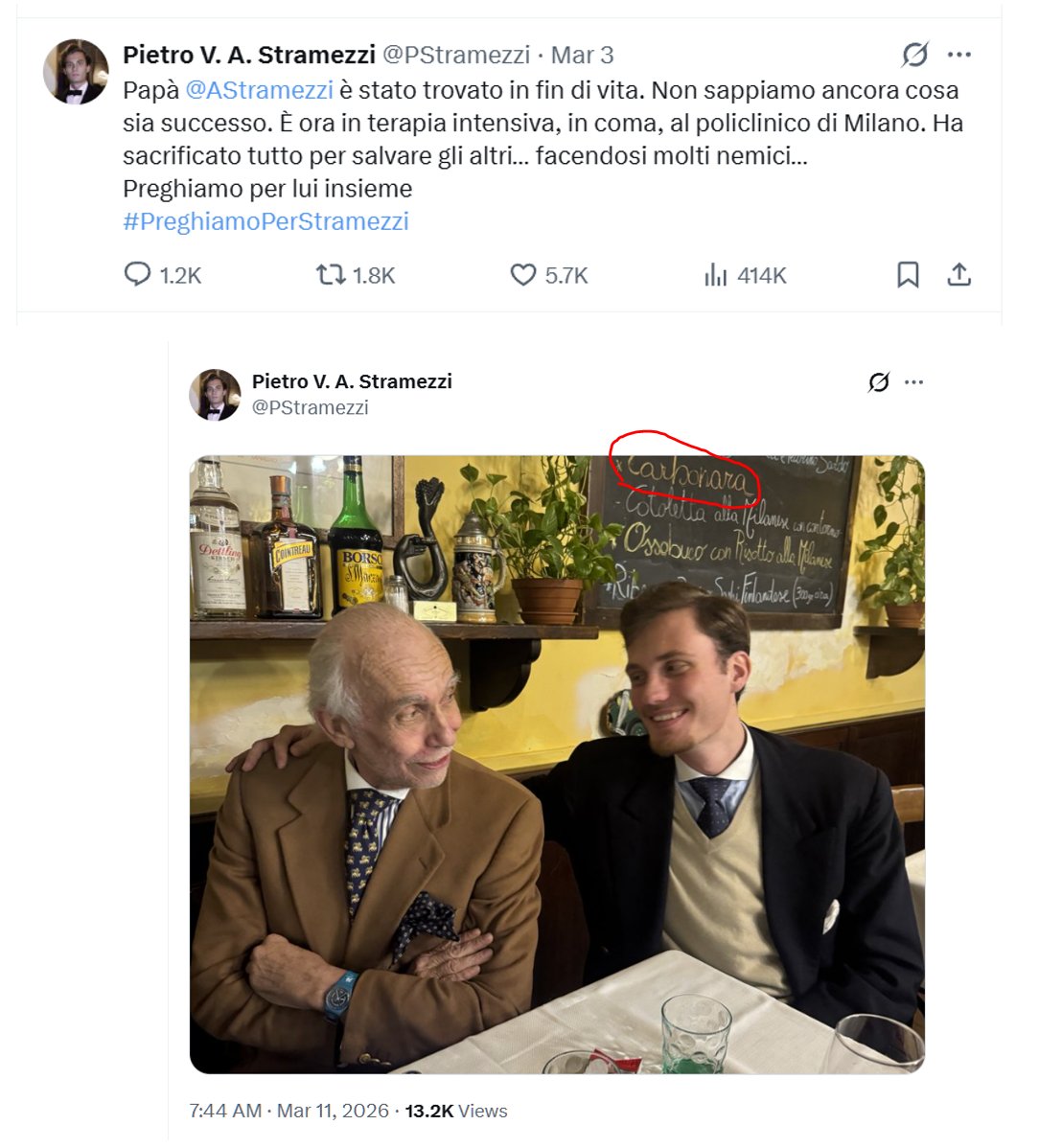 RobertoBurioni's tweet photo. Stramezzi PVA, et al. 
Rapid Transition from Ventilator-Dependent Coma to Oral Carbonara Intake in Six Days: A Case Report. 
Annals of Clinical Balderdash. 2026;7(2):404–409. https://t.co/1lBV92mtXb