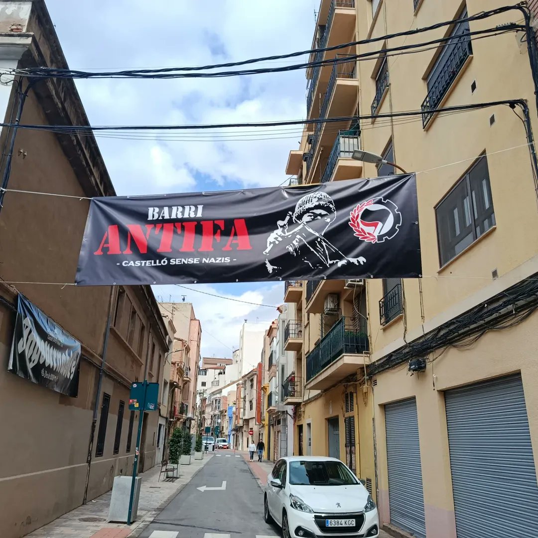 “Antifa Neighborhood – Castelló Without nazis”

📍Castelló de la Plana (Valencia region, Spain)