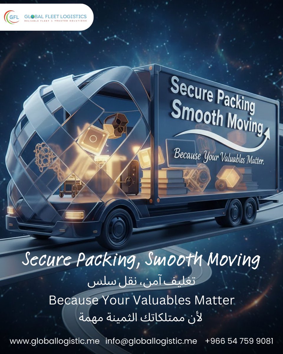 LogisticFleet's tweet image. Your valuables deserve expert care and secure handling. Global Fleet Logistics ensures safe packing, smooth moving and timely delivery with professional support. Move stress-free with trusted experts.
globallogistic.me

#GlobalFleetLogistics #SecureMoving #SafeRelocation