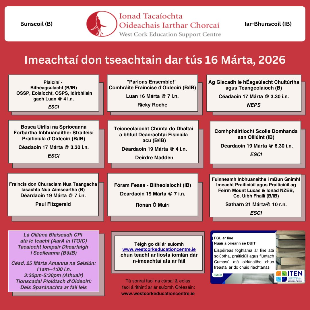 West Cork Ed. Centre tweet media