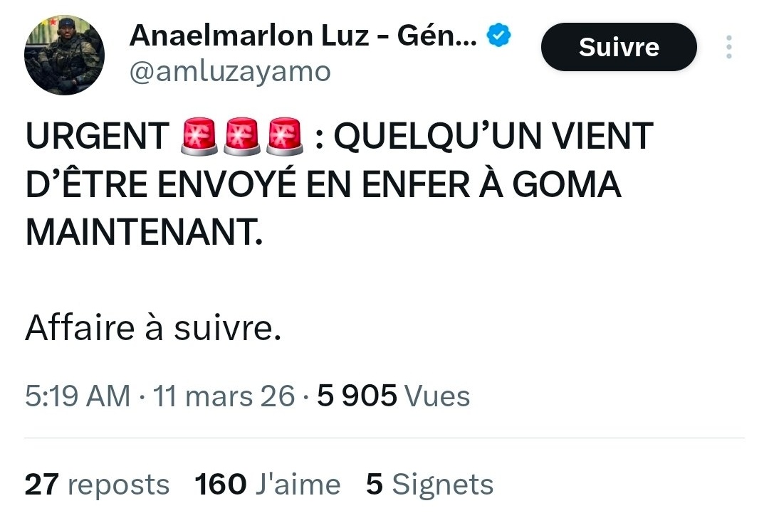 TemuniP's tweet photo. Pourquoi tous les comptes Twitter liés aux FDLR ont-ils revendiqué l’attaque de drone sur Goma tôt ce matin ? Sont-ils au courant de choses que nous ignorons ? https://t.co/0y6eA2TMjU