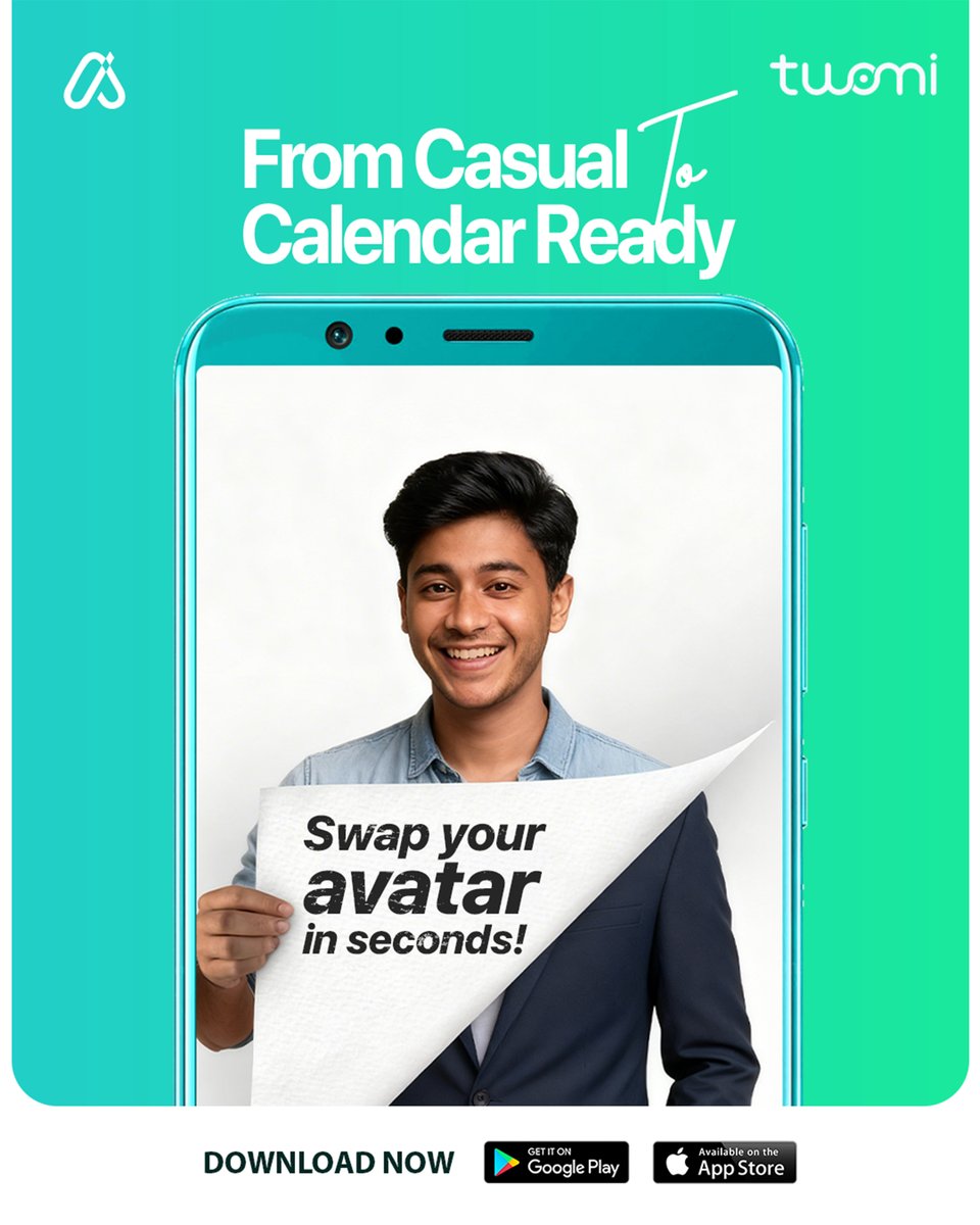 aiavatarbdltd's tweet photo. Why stay stuck in one version?
Switch your avatar instantly with Twomi and show up ready for whatever the day throws at you.
#AiAvatarBD #Twomi #CreateAIAvatar #DigitalPersona #AvatarCustomization #NextGenAI #OnlinePresence https://t.co/cnznjfz6MJ