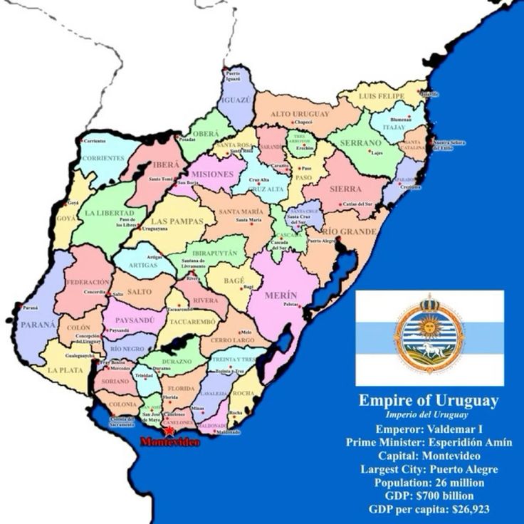 Buenos días #BuenMiercoles
Mapa de un imperio uruguayo xd