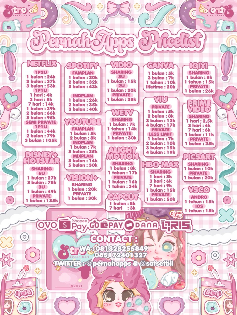 pernahapps | app premium murah | open reseller tweet media