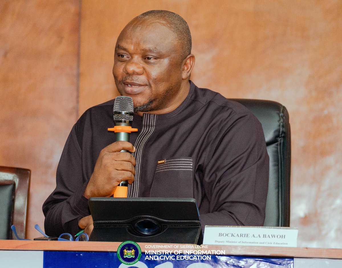 Ministry of Information & Civic Education S/Leone tweet media