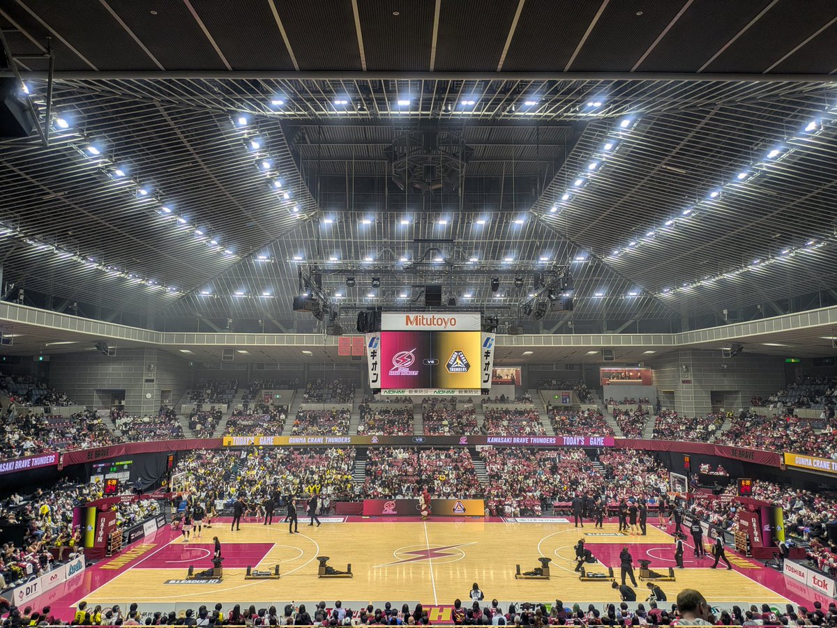 katsu_630's tweet photo. No.13
2026.3.11

『りそなグループ B.LEAGUE 2025-26 B1リーグ戦 第25節 川崎ブレイブサンダース vs 群馬クレインサンダーズ』​
会場：東急ドレッセとどろきアリーナ
お目当て：高嶺のなでしこ https://t.co/jn16qaWuMJ