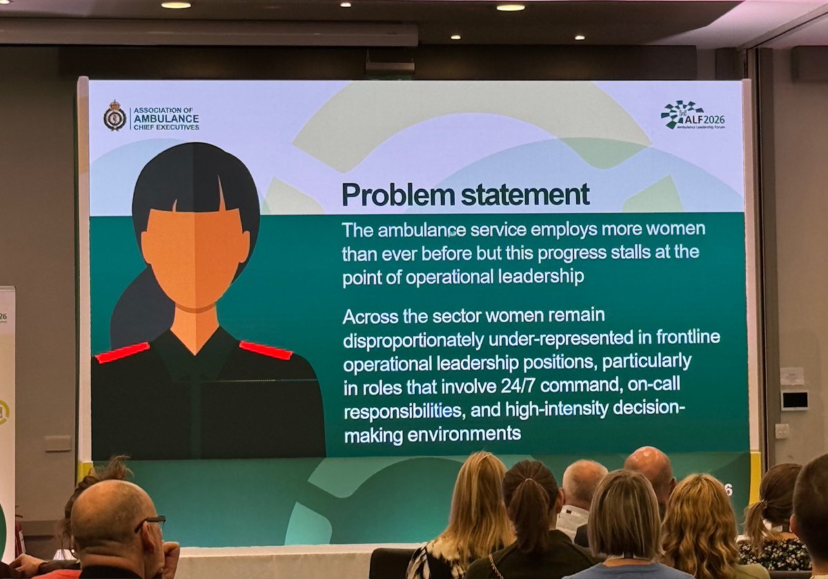 AACE_org's tweet image. Jessica Cunningham, Executive Director of Ops @swasFT,  Victoria White, Director of #Ambulance at
@IOWNHS &amp;amp; Jennifer Allan, Chief Operating Officer
@SECAmbulance, illustrate the sector-wide approach to accelerating female progression into operational leadership.  

#ALF2026