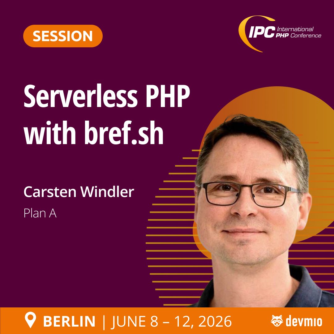 International PHP Conference tweet media