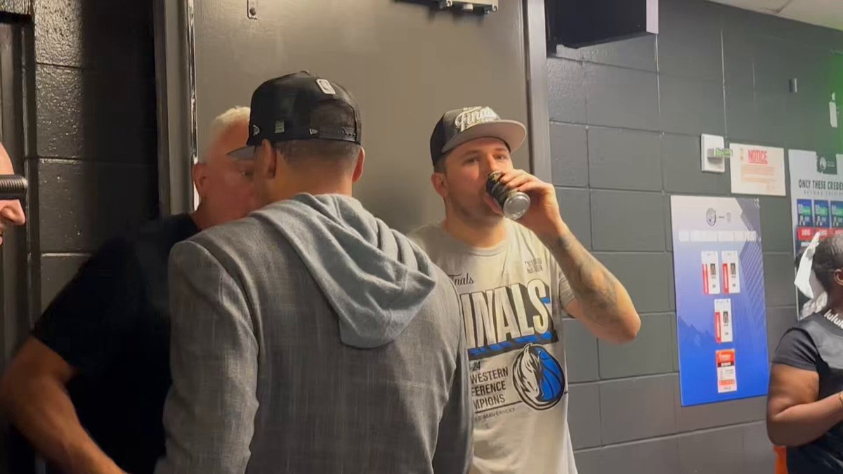 methsecularism's tweet photo. this frame is legitimately the last moment luka doncic had a happy life https://t.co/n3O2jaIR02
