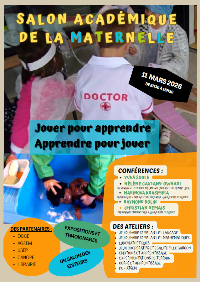 dsden26's tweet photo. 🎉 Le Salon académique de la maternelle est lancé ! Dédié à l’innovation pédagogique et à l’apprentissage par le jeu, il se tient au lycée des Trois Sources à Bourg-lès-Valence. Conférences, ateliers et innovations pédagogiques, un beau programme autour d'une ambition commune. https://t.co/YNYegFm3Z4