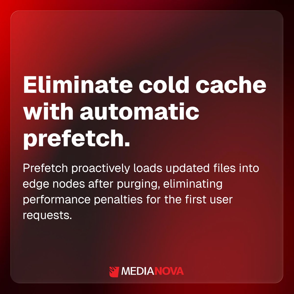 Medianova_CDN's tweet photo. Eliminate cold cache with automatic prefetch.

Prefetch proactively loads updated files into edge nodes after purging, eliminating performance penalties for the first user requests.

Book a demo: https://t.co/jK8Wei5qTq
Documentation: https://t.co/Nk50gem8un

#Prefetch #CDN https://t.co/GNdF36nypr