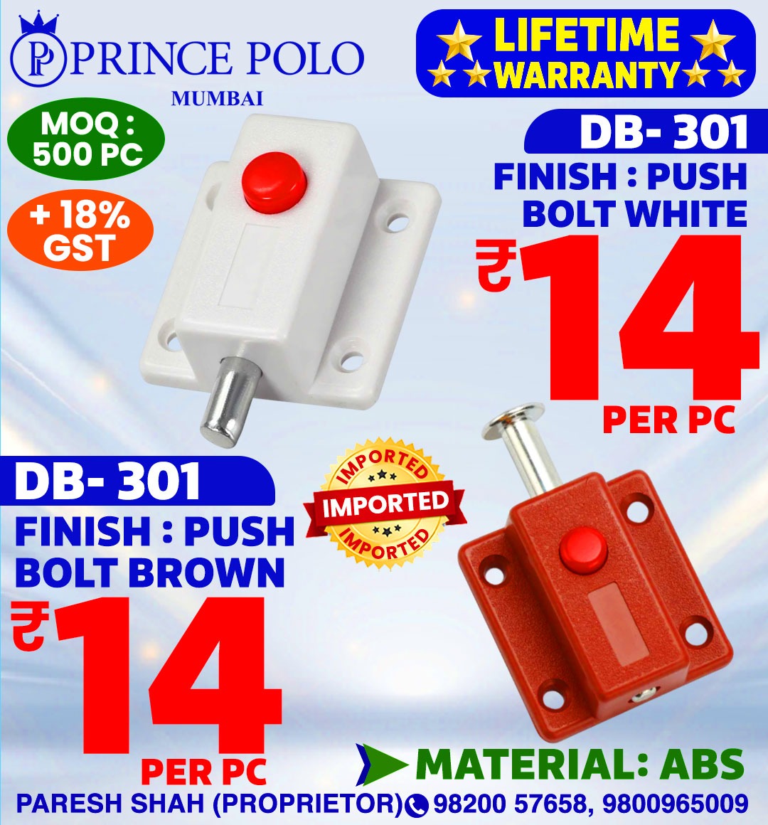 Paresh Shah (Proprietor) : +91 9820057658

For inquiry via WhatsApp click :  bit.ly/_HF_9198200576…