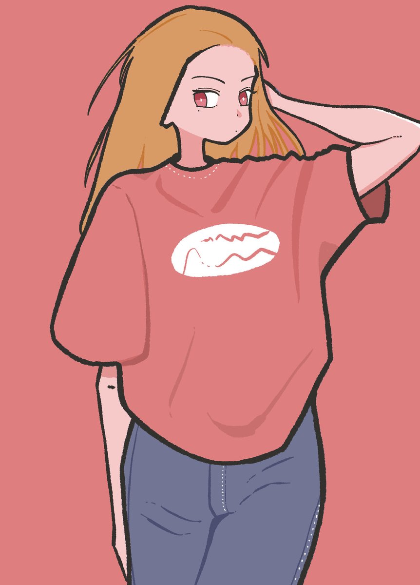 #イラスト #illustration
なんか一周して2年前くらいの絵柄に戻ってしまった気はする