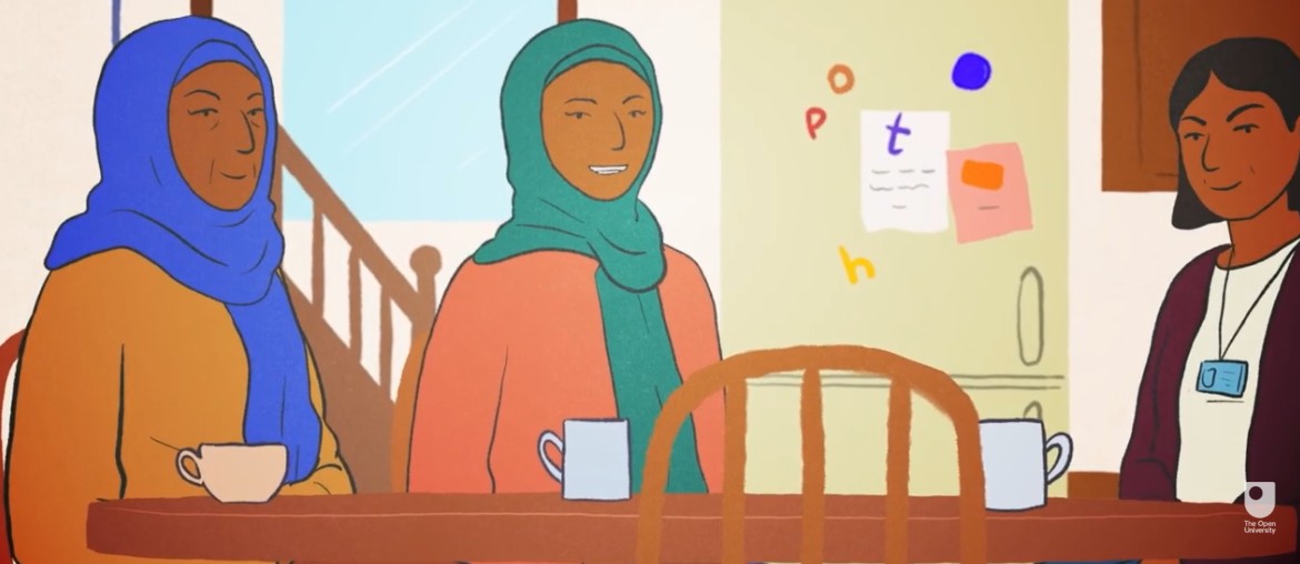 OUFreeLearning's tweet image. What does it mean to be a young adult when it involves #caring for a parent or family member? 

Via animations &amp;amp; short articles, South Asian young adult carers share their experiences of navigating education, culture &amp;amp; faith this #YoungCarersAction Week.

open.edu/openlearn/heal…