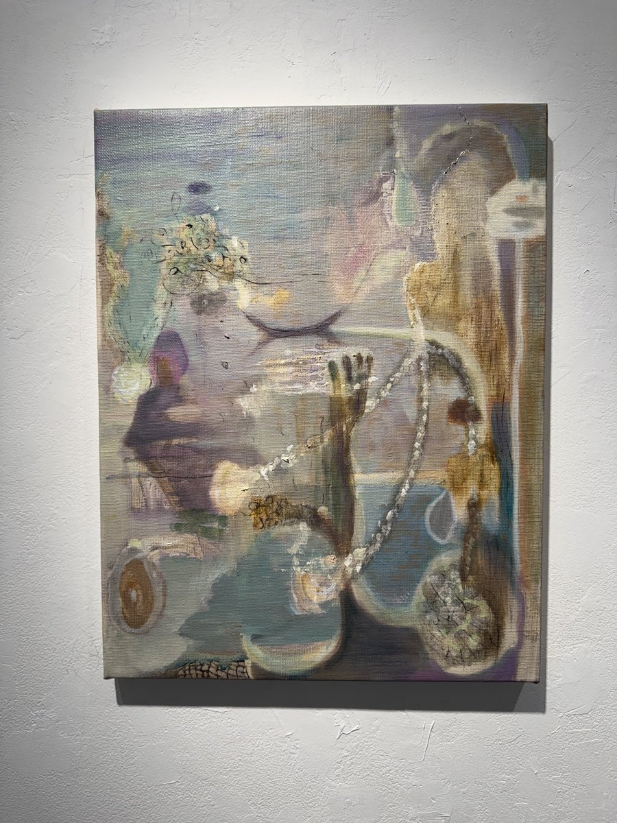 田内泰生 個展
「crappy sanctuary」
会場：OGU MAG+（田端）
会期：3/15（日）まで

違う星や、世界と世界の狭間、少しズレた世界のような「ここではないどこか」みたいな世界観がとても味わい深くて良かったです