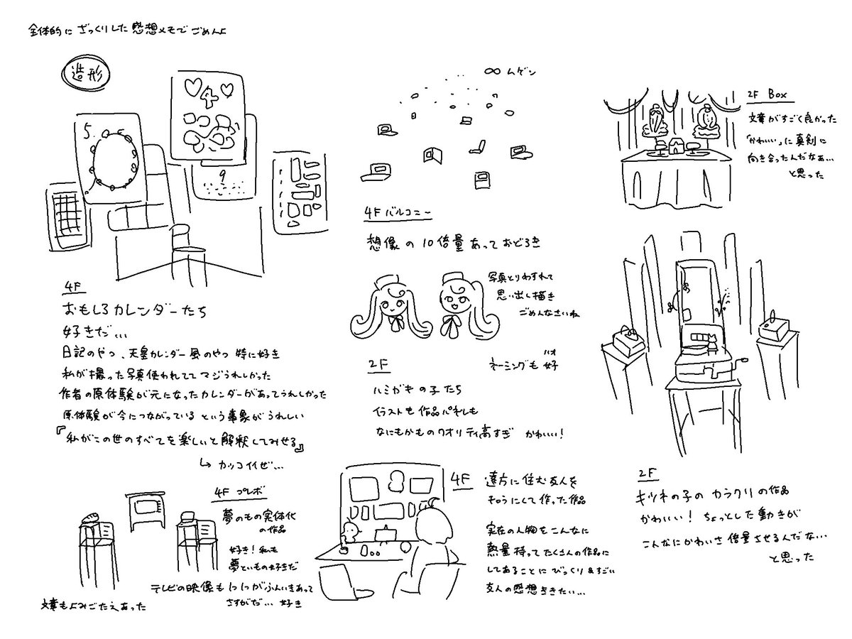 卒展の感想メモ✍️