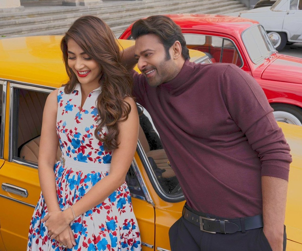 Unseen Pic of #Prabhas and @HegdePooja from #RadheShyam!! ❤️❤️