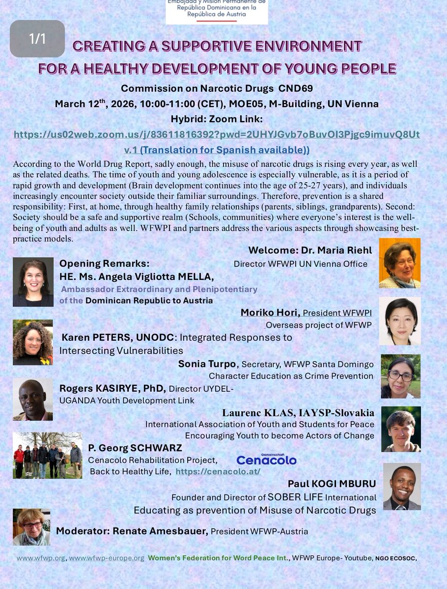 soberlyf's tweet photo. Through our engagement, we contributed to critical conversations on evidence-based approaches to drug prevention, community resilience, and the importance of collaborative international responses to the evolving global drug landscape. https://t.co/8UojApeAoz
