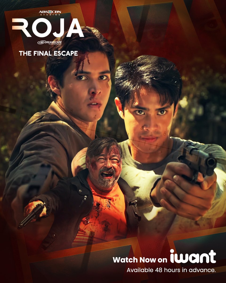 Red is the color of revenge...and tonight, the cycle ends. 🔥

Watch the FINALE EPISODE of #ROJA, 48 HOURS IN ADVANCE on iWant!
Stream it now. bit.ly/iWantROJA

#ROJATheFinalEscape <a href="/DreamscapePH/">DreamscapePH</a> <a href="/donnypangilinan/">Donny</a> <a href="/kyle_echarri/">Kyle Echarri</a>