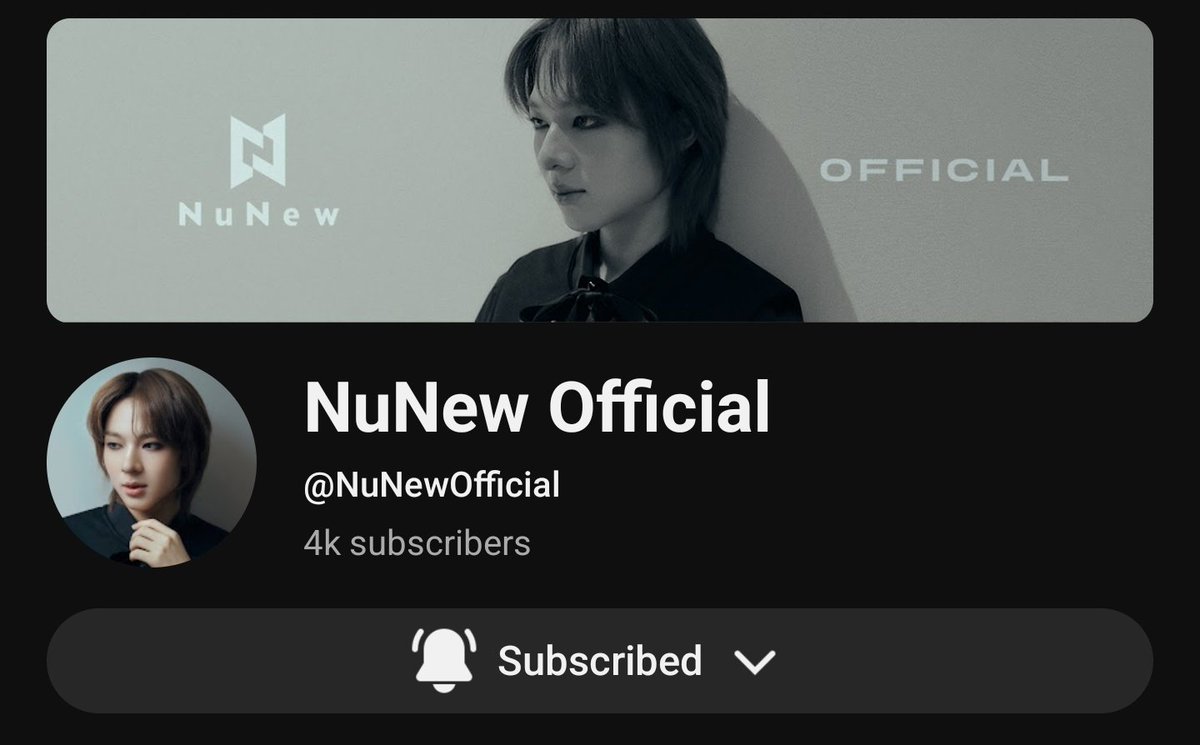 NuNew Official Channel!!

สิ่งที่ทุกคนรอคอยมาแล้วค่าาา มากด Subscribe กัน!

🔗 : youtube.com/@nunewofficial

#NuNewOfficialChannel

— 🎀 <a href="/CwrNew/">NuNew</a> ໒꒱ #NuNew