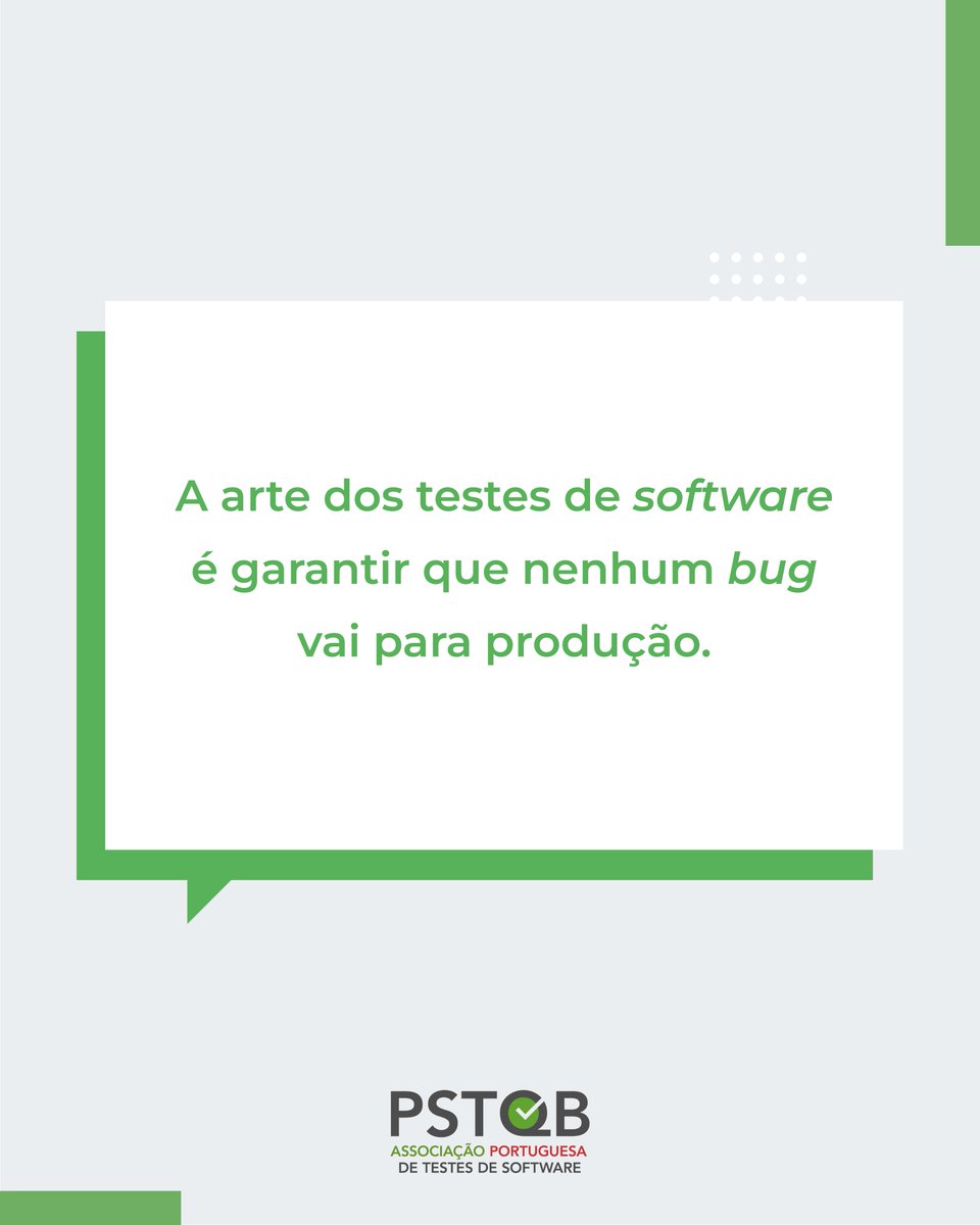 Associação Portuguesa de Testes de Software tweet media