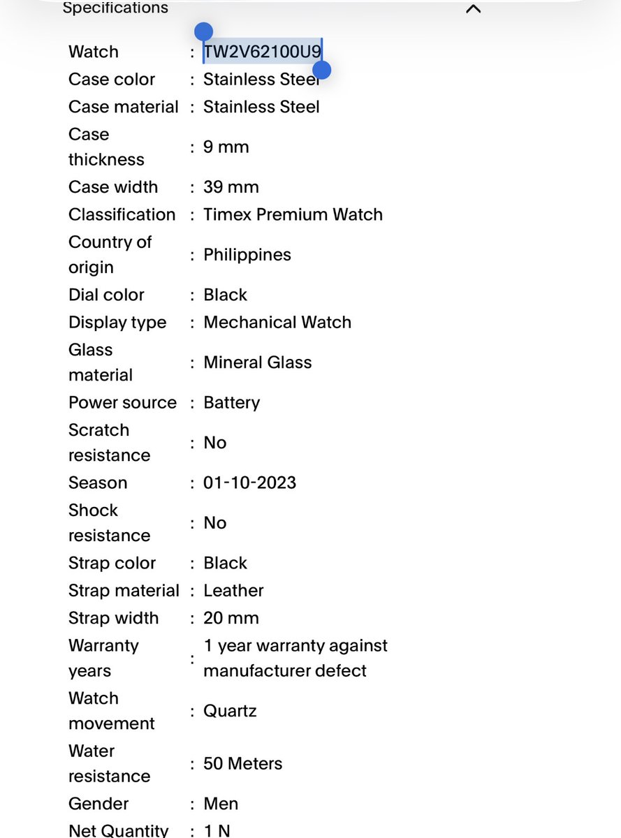 Siddharthaga's tweet photo. @Timex_India @timex can you verify if this watch is automatic or quartz. I believe Your website have wrong product description for this particular watch! https://t.co/Bz3Oqb2IWG https://t.co/V7WpZSA84B