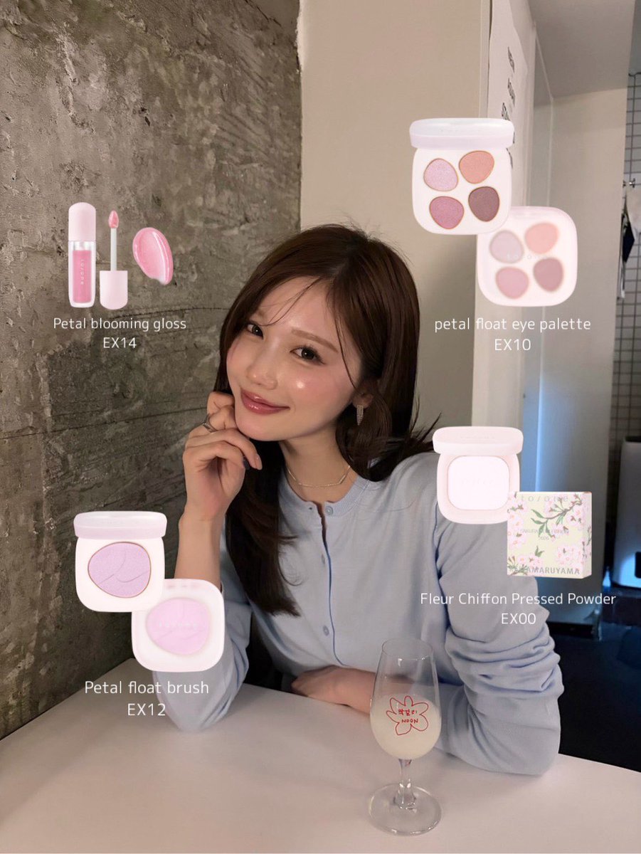 toonecosmetics's tweet photo. サクラコレクションを使用したメイクルック🌸 https://t.co/hcMsoFD8Mw