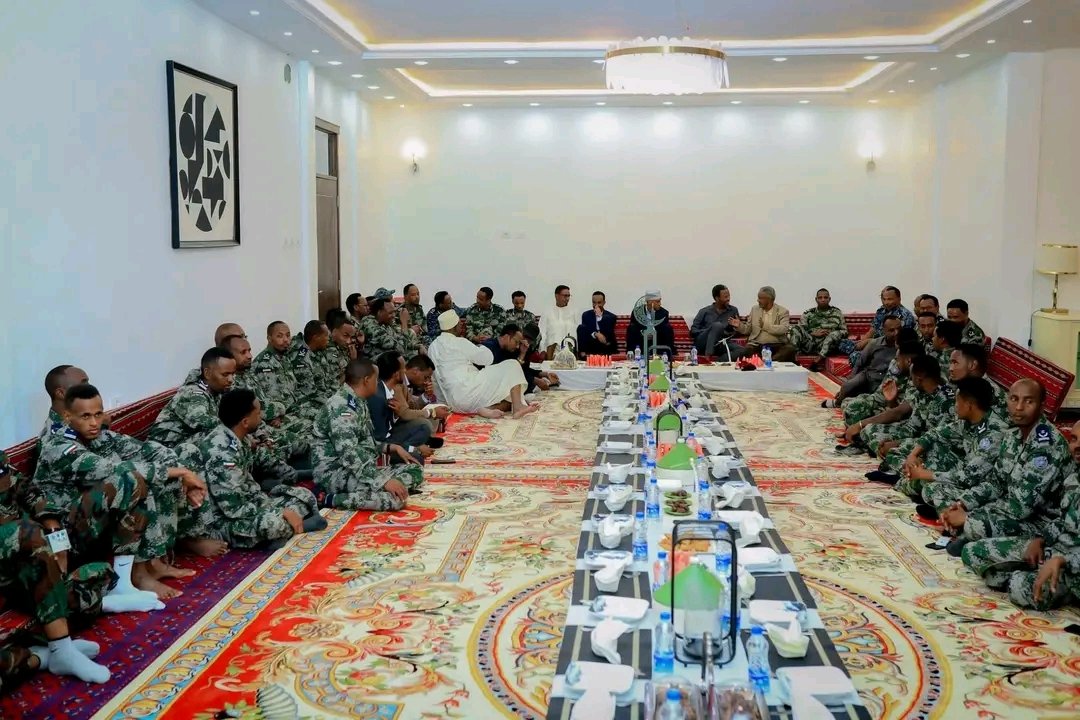 A good Iftar to all the different branches of the Armed Forces. The government is committed to supporting and strengthening the forces so that they can efficiently carry out their duties

<a href="/Mustafe_M_Omer/">Mustafe M. Omer</a> @Jigjiga