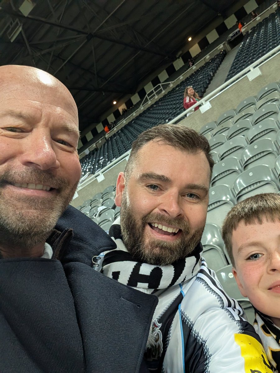 Hi <a href="/alanshearer/">Alan Shearer</a>  just wanted to say a huge thank you for taking the time to grab a photo with us at the match. It really made our day and meant a lot, especially for the young lad! Absolute legend on and off the pitch.🙋🏻‍♂️ All the best and thanks again!