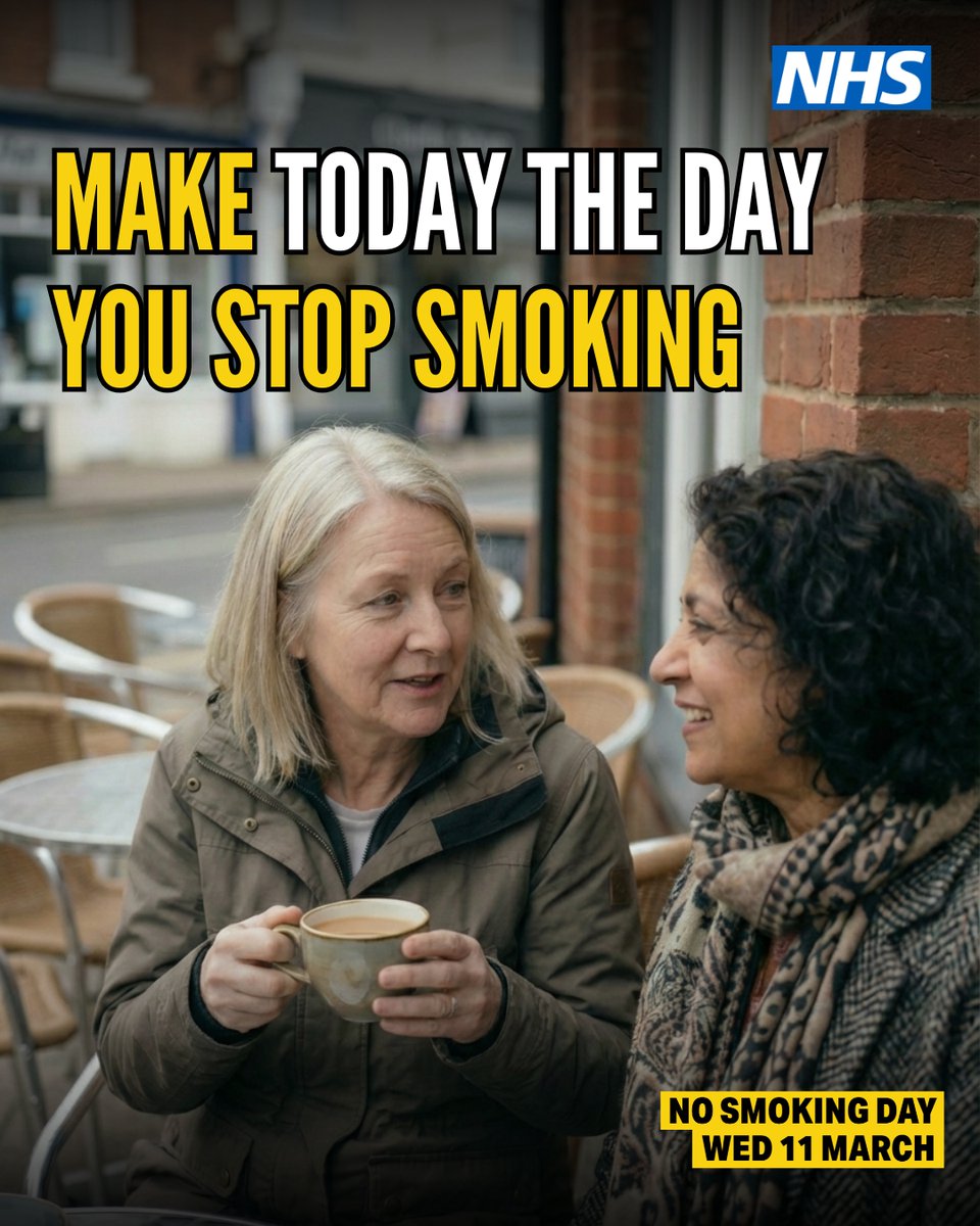 MITSKILLS's tweet image. Happy No Smoking Day! A smoke-free life starts with a smoke-free day. Let us know if this is your quit day and if we can help in any way.
Remember: a smoke free life starts with a smoke free day.
Learn more: nhs.uk/live-well/quit…
#MITSkills #NSD2026