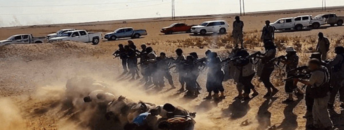 2014 - ISIS
- slaughtered my dad 
- raped my little sister 
- brainwashed my little brother 
- burned my grandma alive 
- fed my mom her own baby’s meat 
- destroyed my house and temples
- left me no hope
I’m Yazidi people.