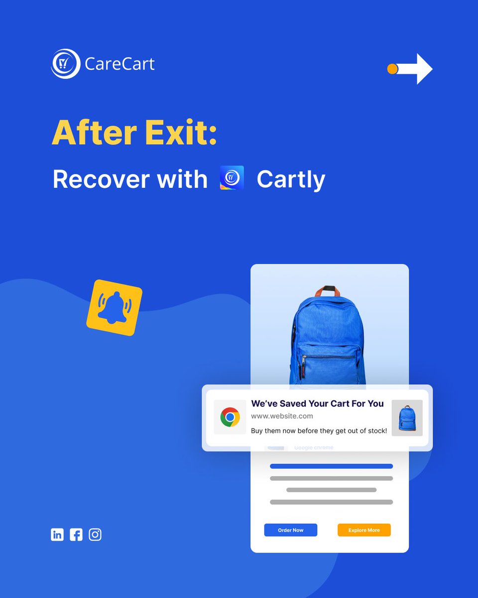 carecartapp's tweet photo. High performing stores do not rely on one tactic. They build a full trust journey.

Sales Pop builds confidence.
Wheelify captures intent.
Cartly recovers missed revenue.

Explore CareCart apps: https://t.co/vmMAA1ARIg

#CareCart #ShopifyStrategy #EcommerceGrowth https://t.co/v2Pa2hnznr